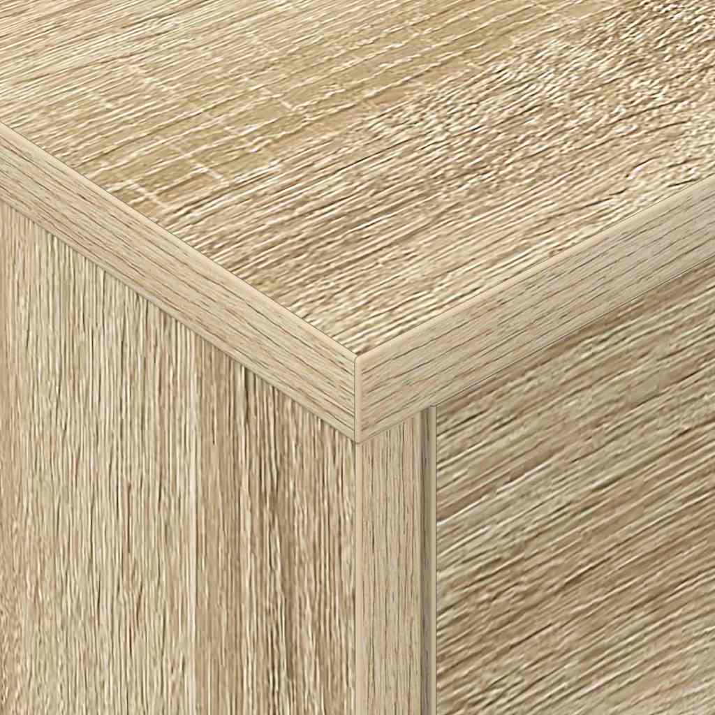 Nachttisch 2 pcs Sonoma-Eiche 40,5 x 40 x 48 cm Holzwerkstoff
