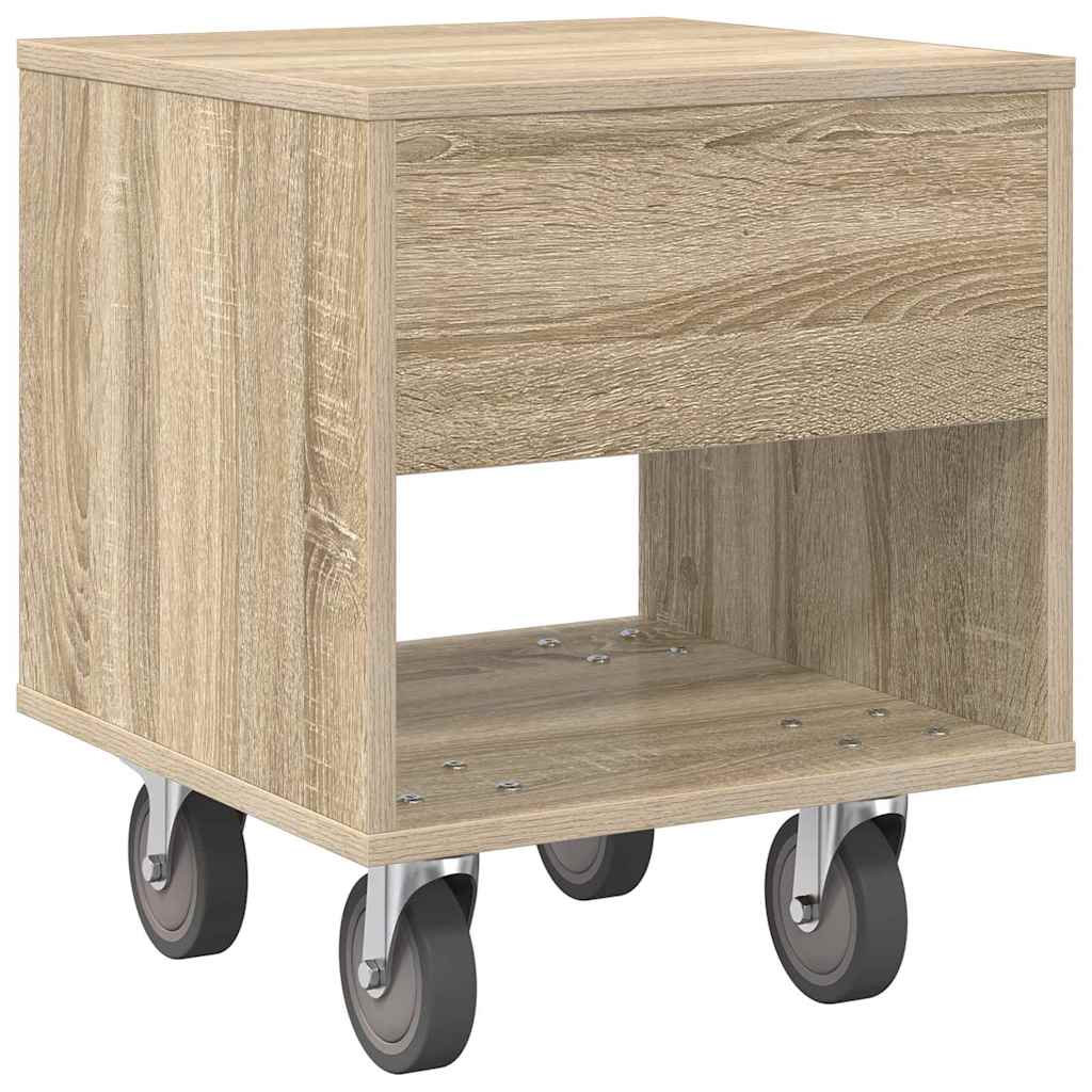 Nachttisch 2 pcs Sonoma-Eiche 40,5 x 40 x 48 cm Holzwerkstoff
