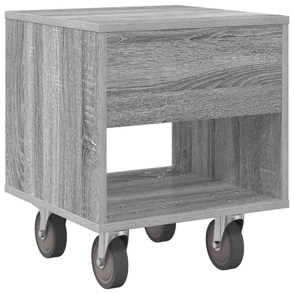 Nachttisch Graues Sonoma 40,5 x 40 x 48 cm Holzwerkstoff