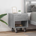Nachttisch 2 pcs Graues Sonoma 40,5 x 40 x 48 cm Holzwerkstoff