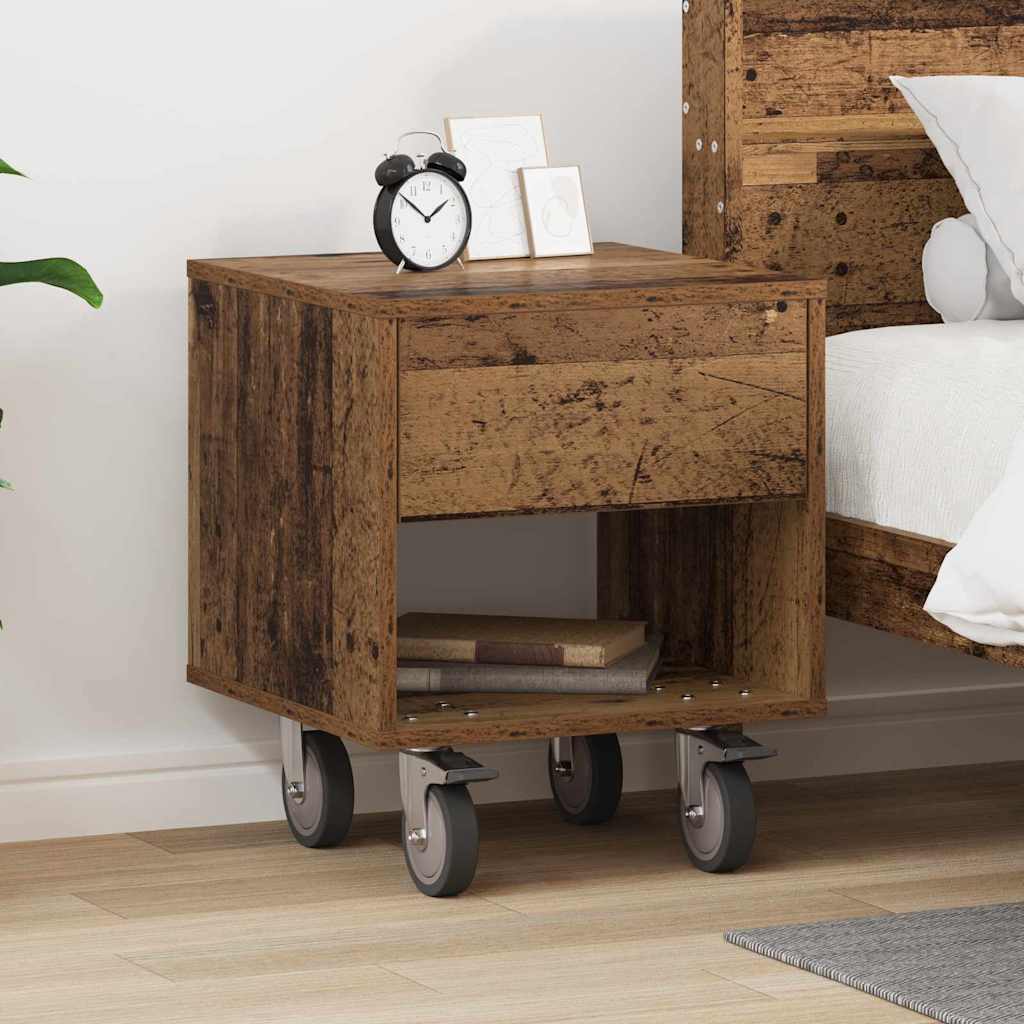 Nachttisch Altholz 40,5 x 40 x 48 cm Holzwerkstoff