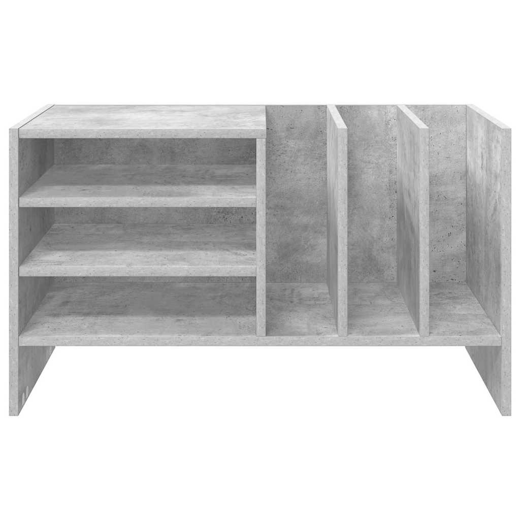 Schallplattenschrank Beton Grau 78,5 x 35 x 45 cm Holzwerkstoff