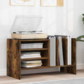 Schallplattenschrank Geräucherte Eiche 78,5 x 35 x 45 cm