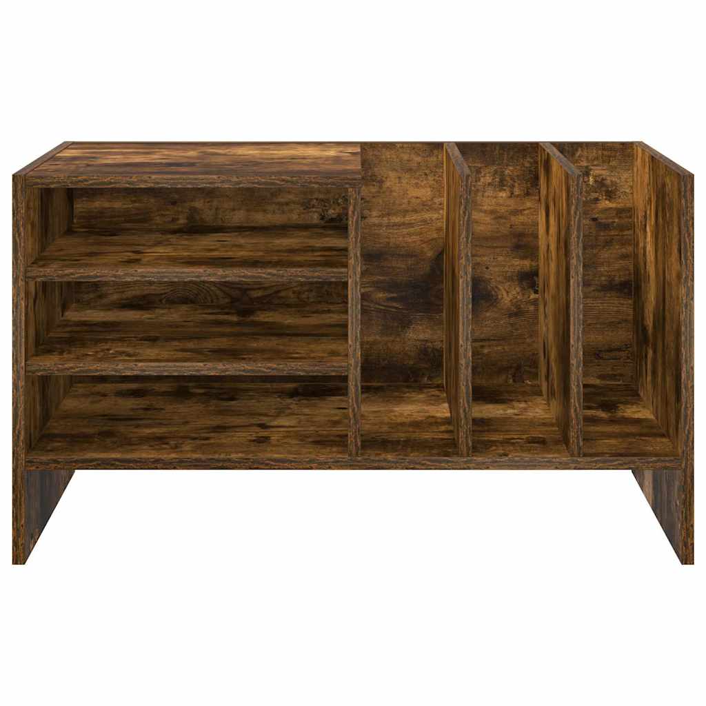 Schallplattenschrank Geräucherte Eiche 78,5 x 35 x 45 cm