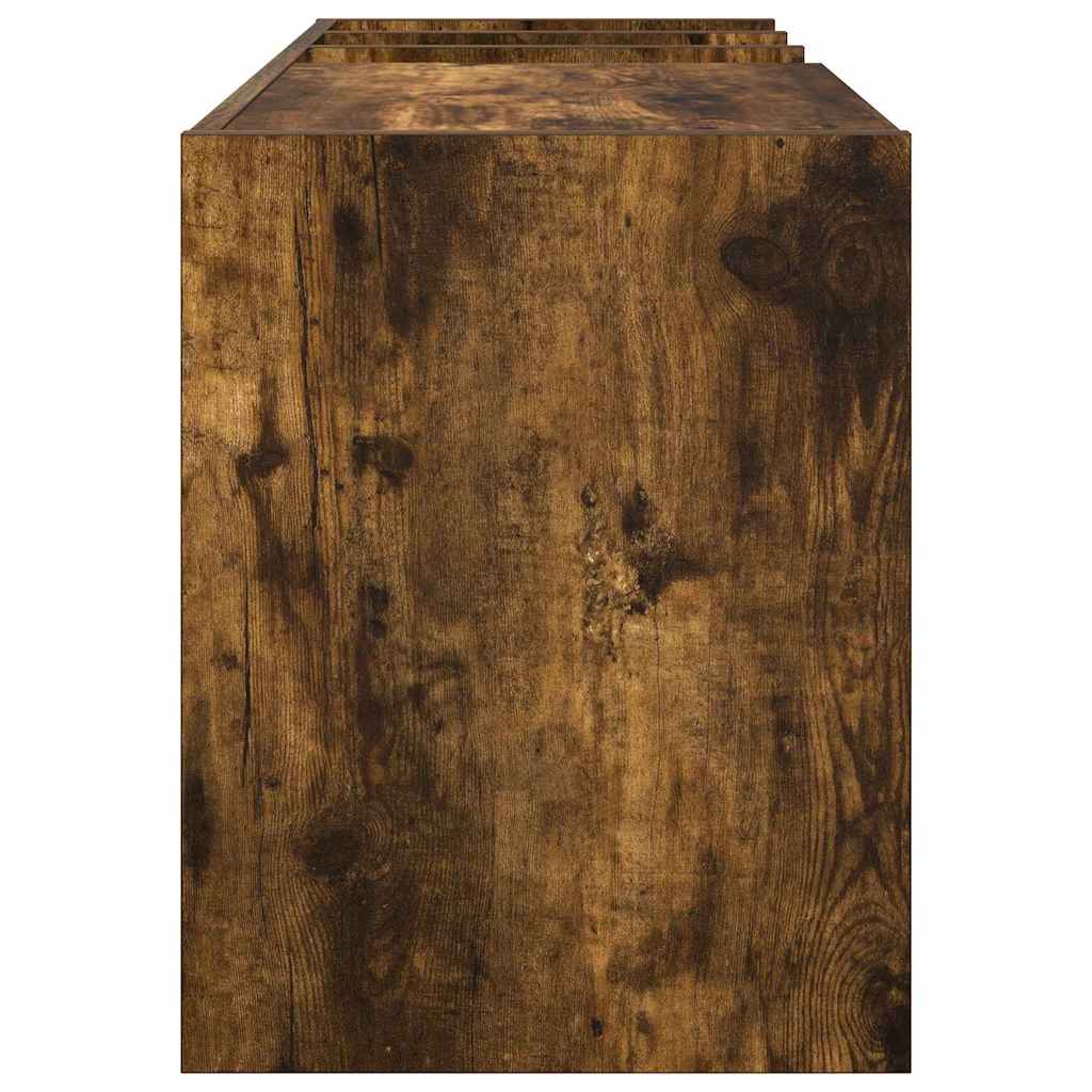 Schallplattenschrank Geräucherte Eiche 78,5 x 35 x 45 cm
