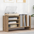 Schallplattenschrank mit Regal Artisan-Eiche 78,5 x 35 x 45 cm