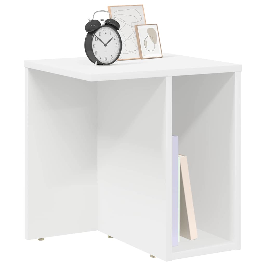Beistelltisch 2 pcs Weiß 37 x 32 x 40 cm Holzwerkstoff