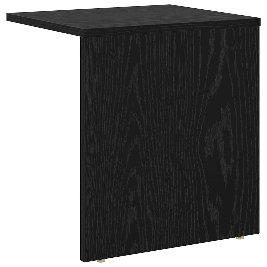 Beistelltisch Schwarz Eichen-Optik 37 x 32 x 40 cm