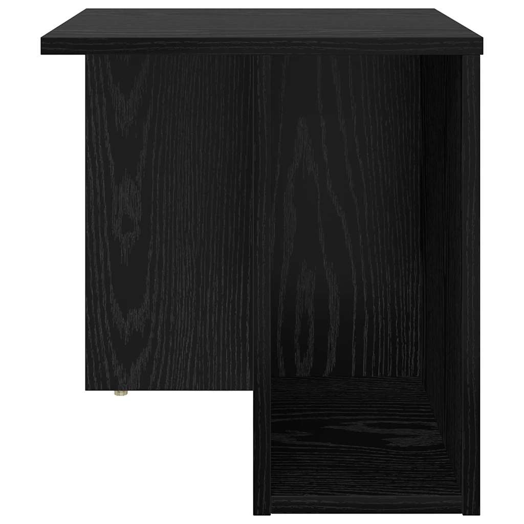 Beistelltisch Schwarz Eichen-Optik 37 x 32 x 40 cm