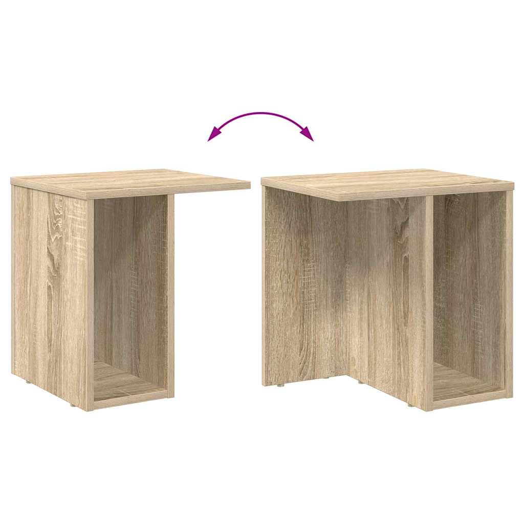 Beistelltisch Sonoma-Eiche 37 x 32 x 40 cm Holzwerkstoff