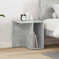 Beistelltisch Beton Grau 37 x 32 x 40 cm Holzwerkstoff
