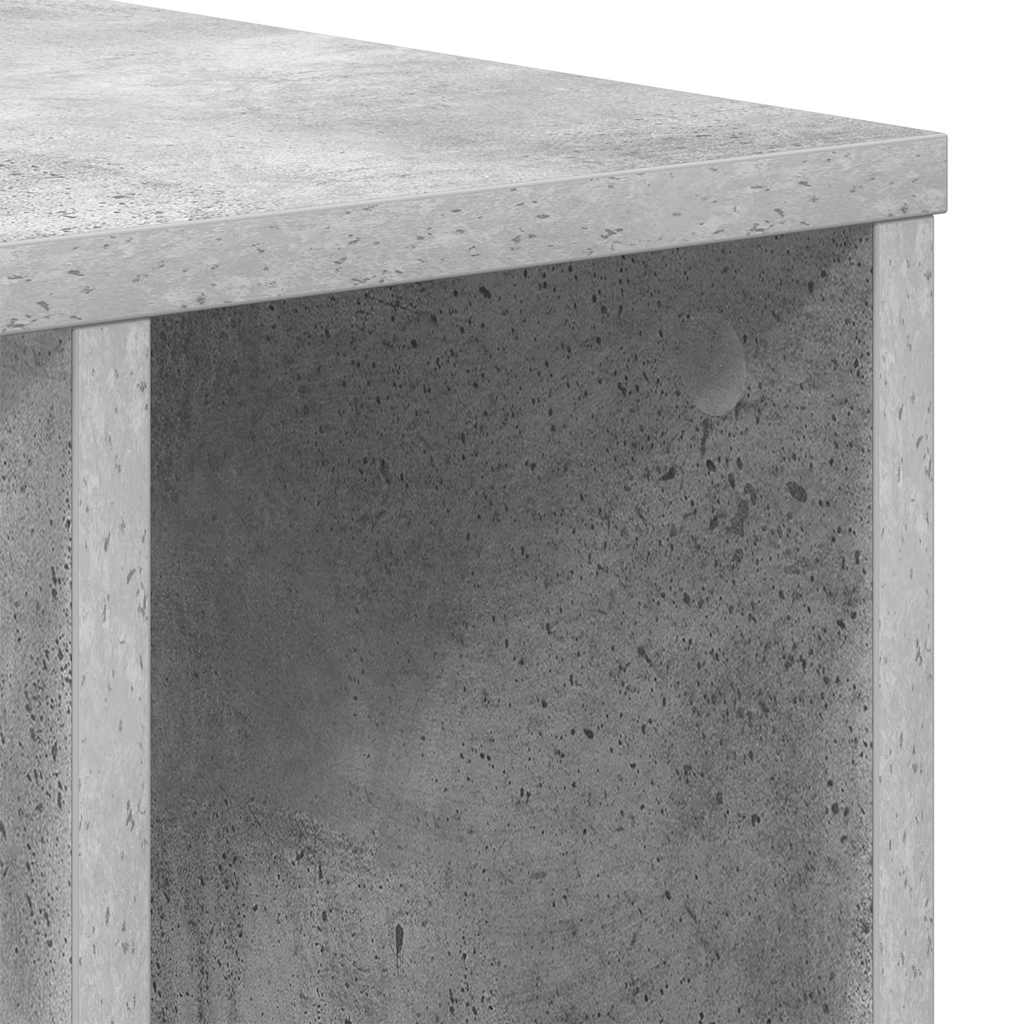 Beistelltisch 2 pcs Beton Grau 37 x 32 x 40 cm Holzwerkstoff