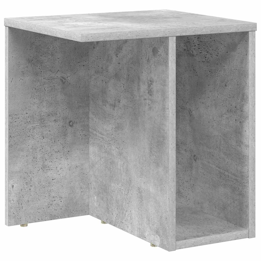 Beistelltisch 2 pcs Beton Grau 37 x 32 x 40 cm Holzwerkstoff