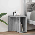Beistelltisch 2 pcs Graues Sonoma 37 x 32 x 40 cm Holzwerkstoff