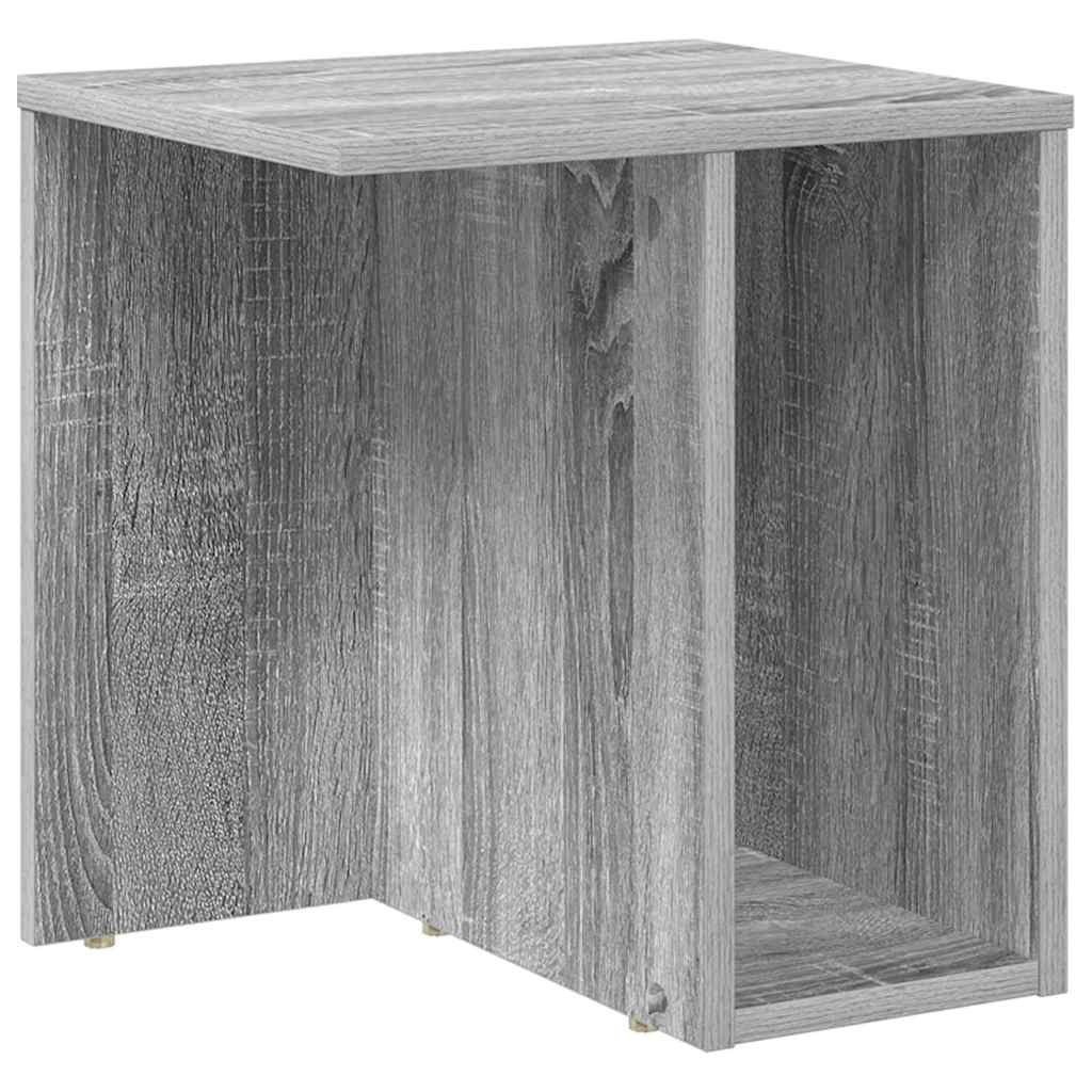 Beistelltisch 2 pcs Graues Sonoma 37 x 32 x 40 cm Holzwerkstoff