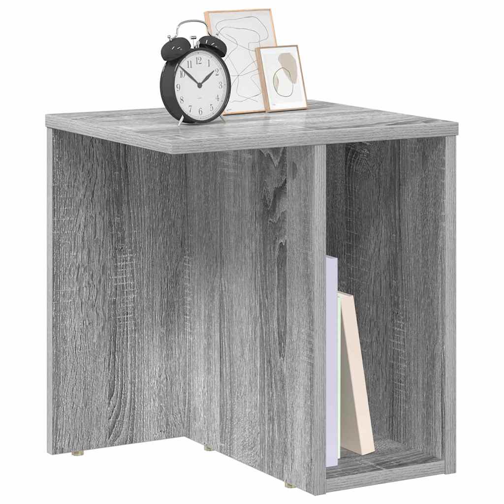 Beistelltisch 2 pcs Graues Sonoma 37 x 32 x 40 cm Holzwerkstoff