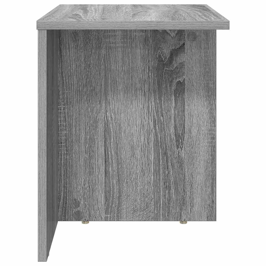 Beistelltisch 2 pcs Graues Sonoma 37 x 32 x 40 cm Holzwerkstoff