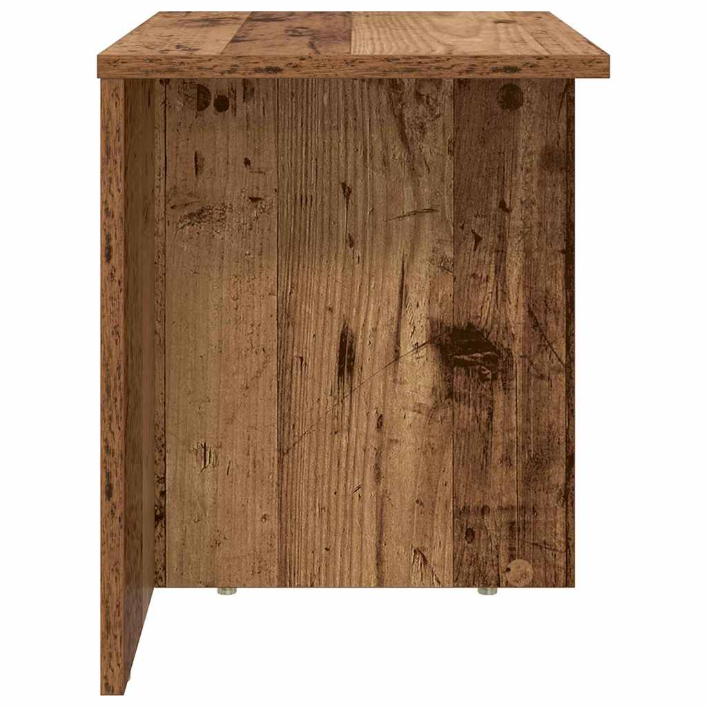 Beistelltisch 2 pcs Altholz 37 x 32 x 40 cm Holzwerkstoff