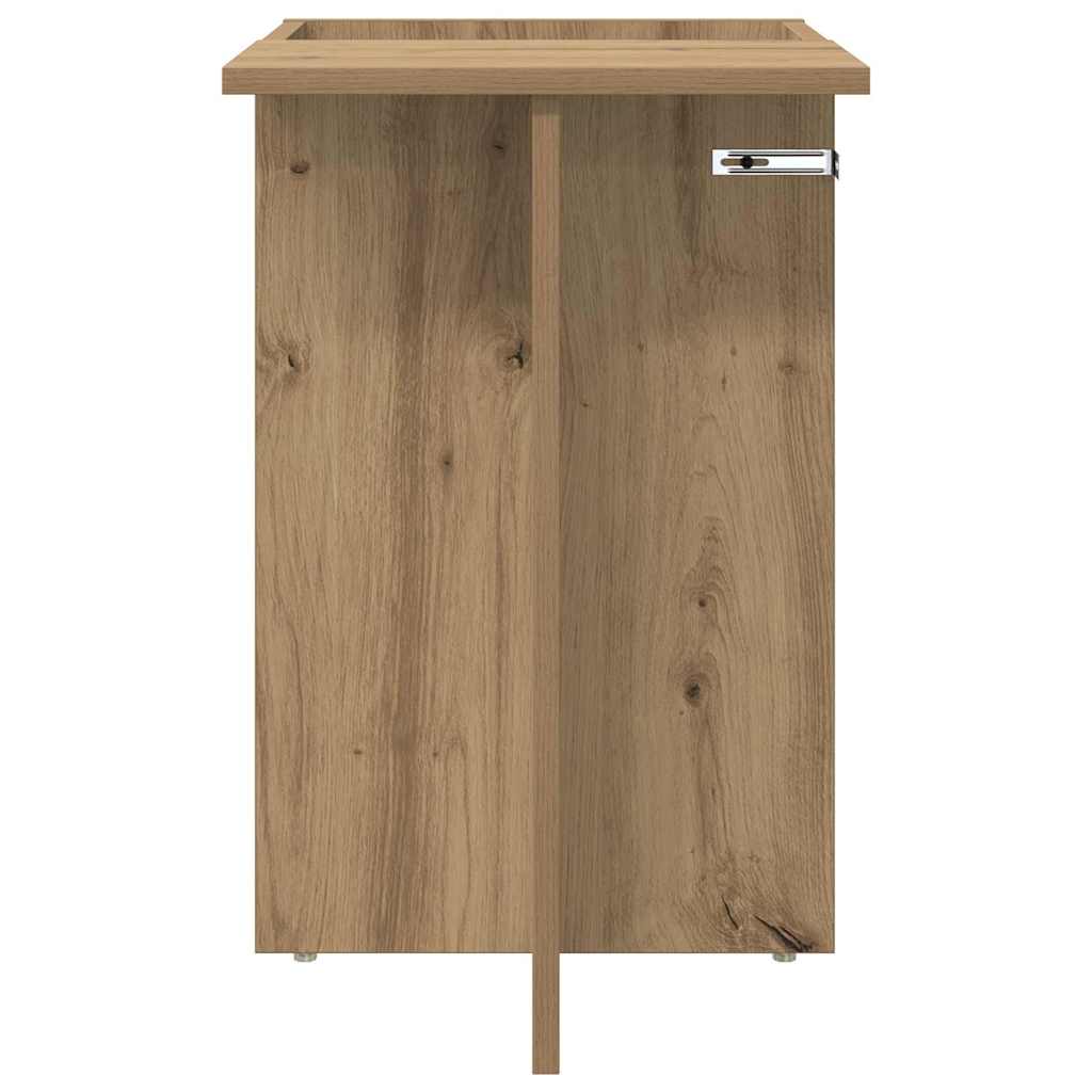 Beistelltisch Artisan-Eiche 35 x 40 x 55 cm Holzwerkstoff