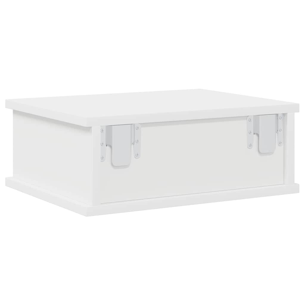 Nachttisch 2 pcs Weiß 40 x 31 x 15 cm Holzwerkstoff