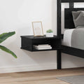 Nachttisch 2 pcs Schwarz Eichen-Optik 40 x 31 x 15 cm