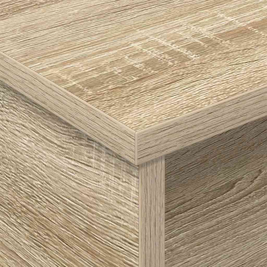 Nachttisch 2 pcs Sonoma-Eiche 40 x 31 x 15 cm Holzwerkstoff