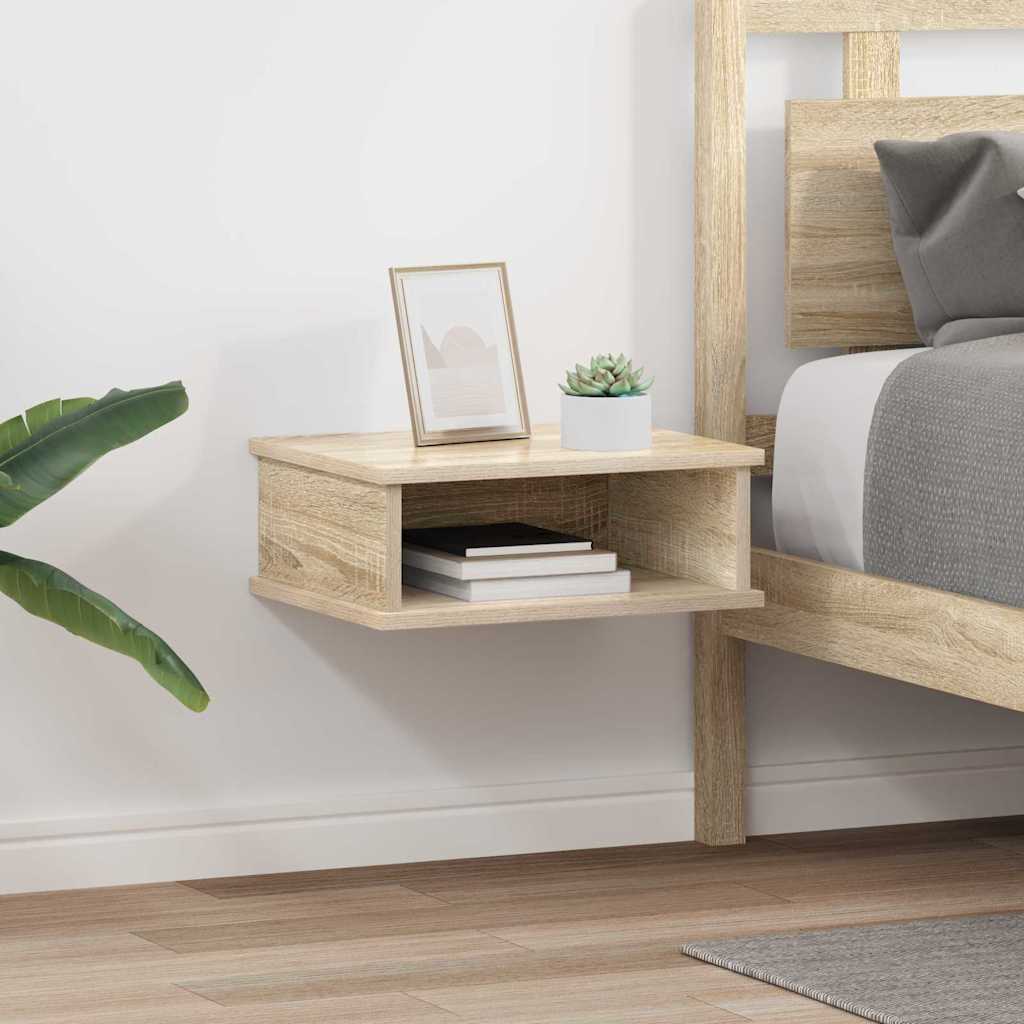Nachttisch 2 pcs Sonoma-Eiche 40 x 31 x 15 cm Holzwerkstoff