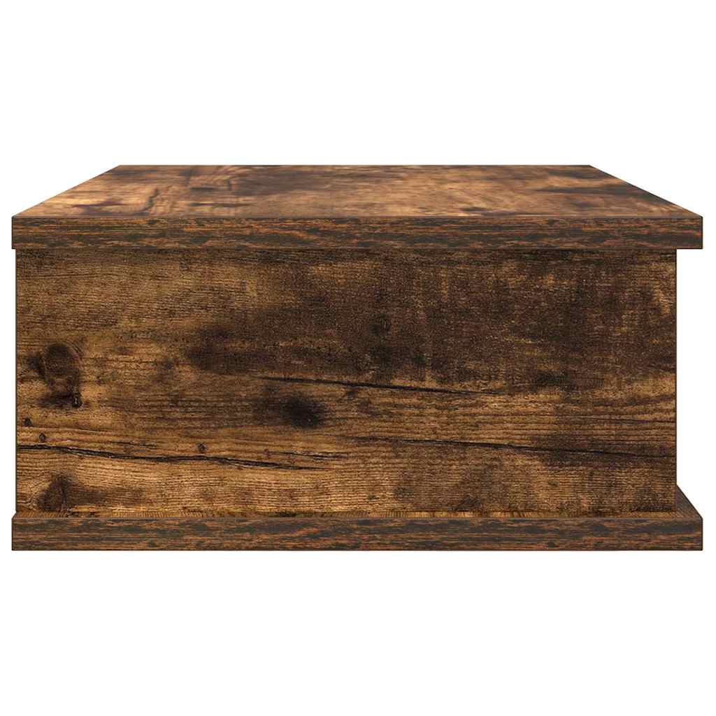 Nachttisch 2 pcs Geräucherte Eiche 40 x 31 x 15 cm