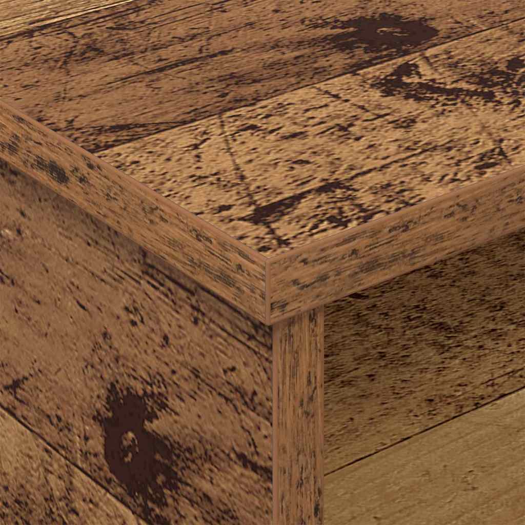 Nachttisch 2 pcs Altholz 40 x 31 x 15 cm Holzwerkstoff