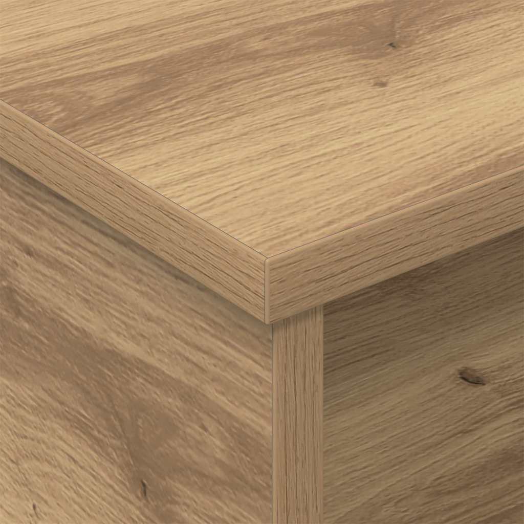 Nachttisch 2 pcs Artisan-Eiche 40 x 31 x 15 cm Holzwerkstoff