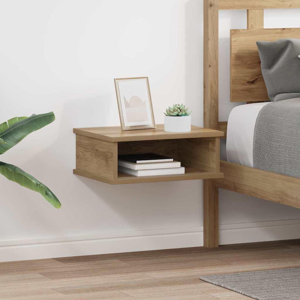 Nachttisch 2 pcs Artisan-Eiche 40 x 31 x 15 cm Holzwerkstoff