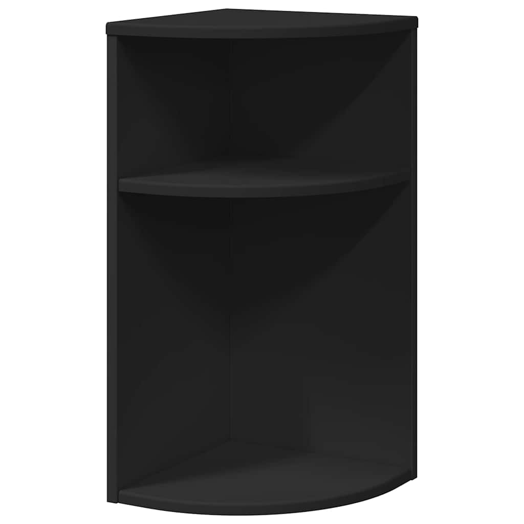 Beistelltisch Schwarz 29,6 x 29,6 x 60 cm Holzwerkstoff