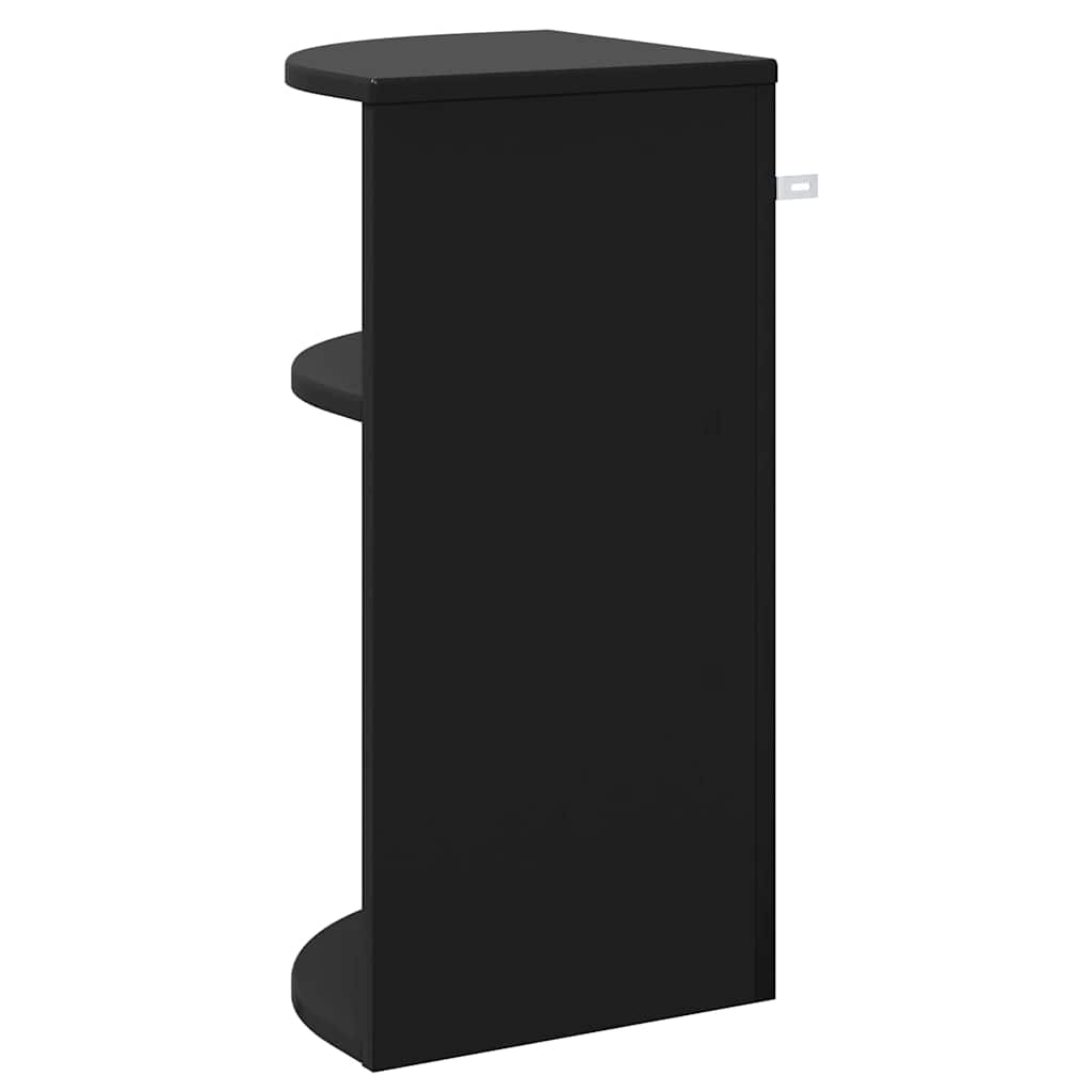 Beistelltisch Schwarz 29,6 x 29,6 x 60 cm Holzwerkstoff