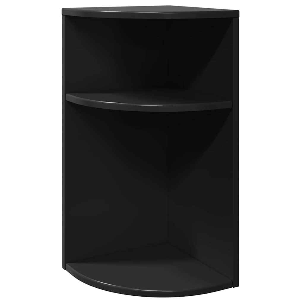 Beistelltisch Schwarz 29,6 x 29,6 x 60 cm Holzwerkstoff