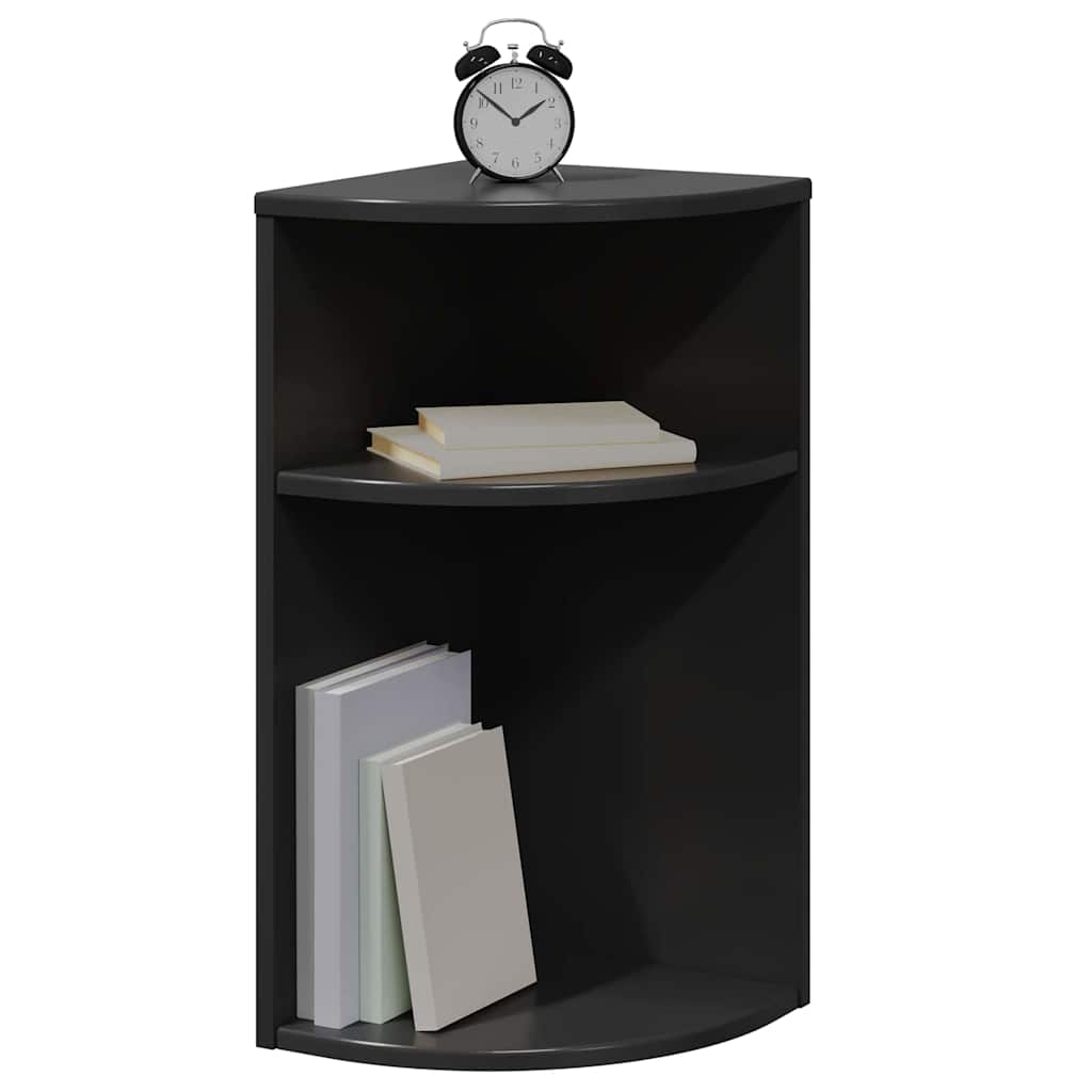 Beistelltisch Schwarz 29,6 x 29,6 x 60 cm Holzwerkstoff