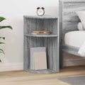 Beistelltisch Graues Sonoma 29,6 x 29,6 x 60 cm Holzwerkstoff