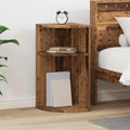 Beistelltisch Altholz 29,6 x 29,6 x 60 cm Holzwerkstoff