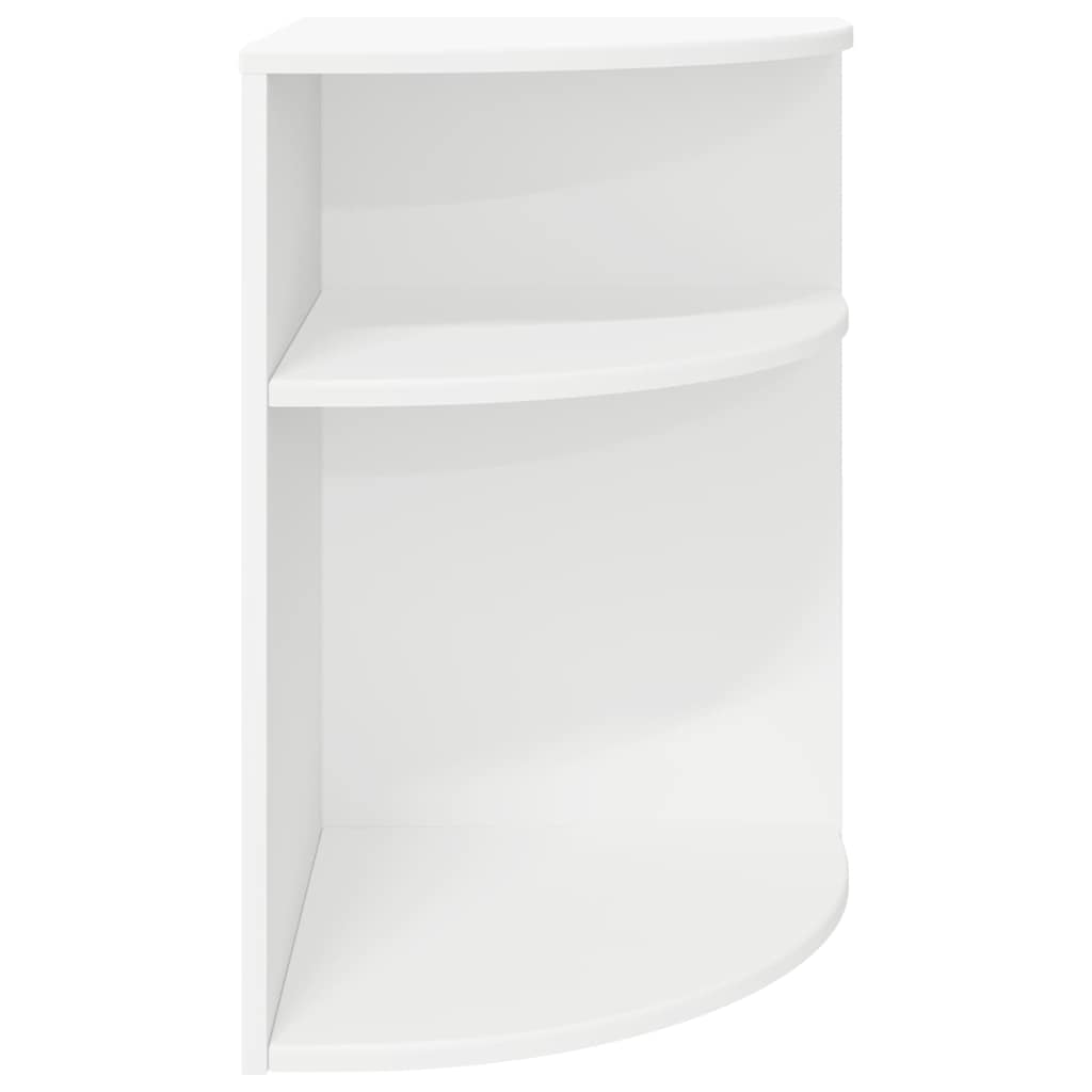 Beistelltisch Weiß 39,7 x 39,7 x 60 cm Holzwerkstoff