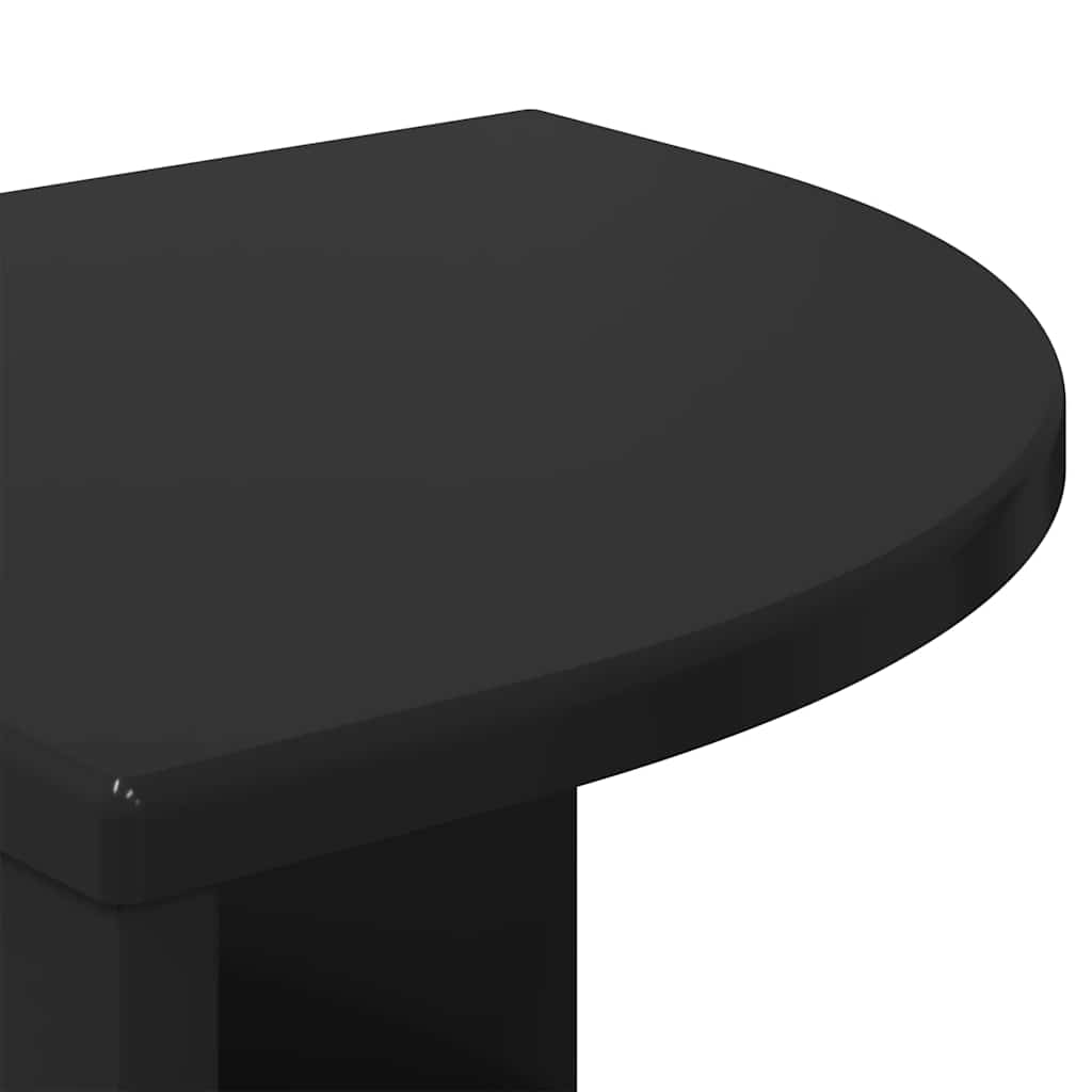Beistelltisch Schwarz 39,7 x 39,7 x 60 cm Holzwerkstoff