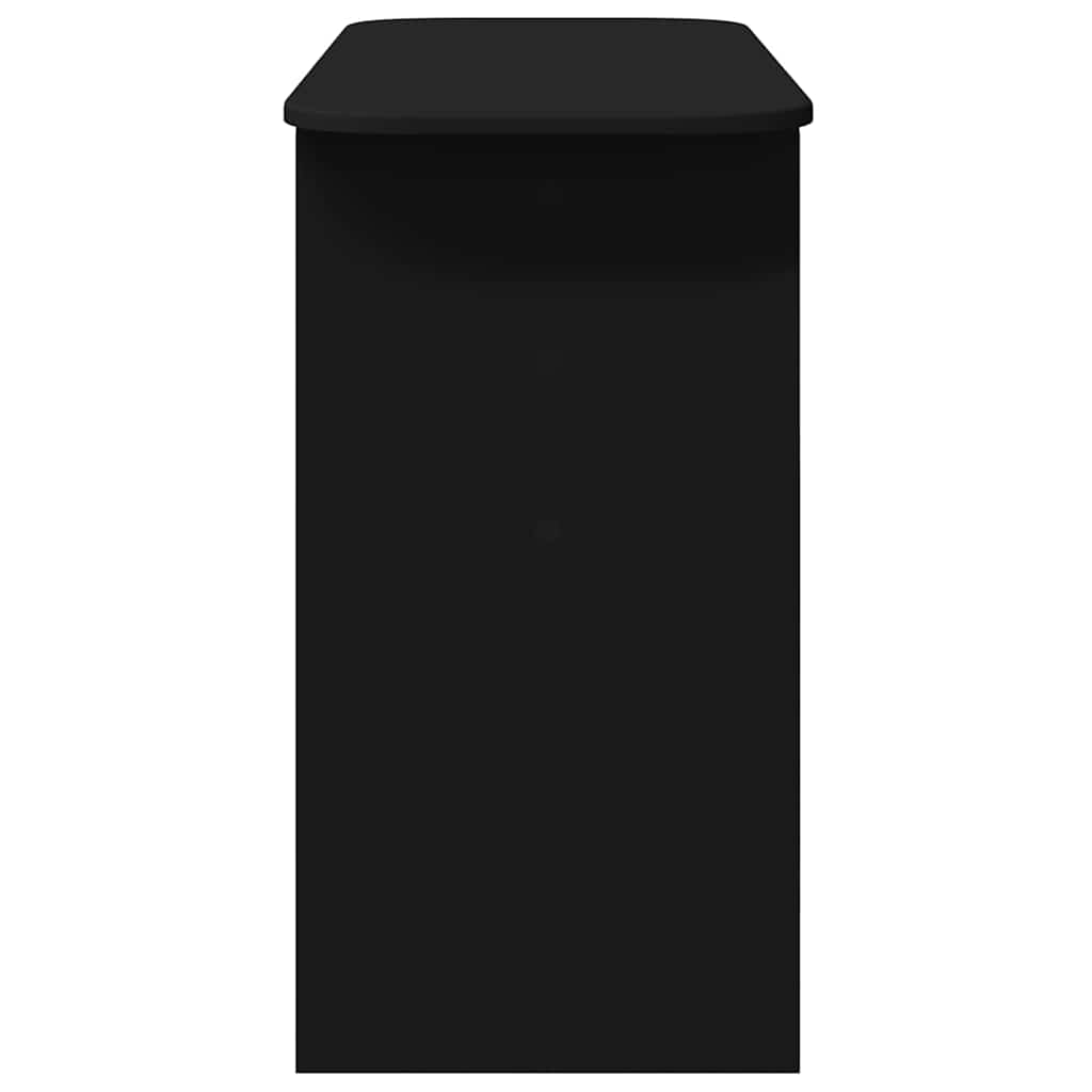 Konsolentisch Schwarz 93 x 40 x 75 cm Holzwerkstoff
