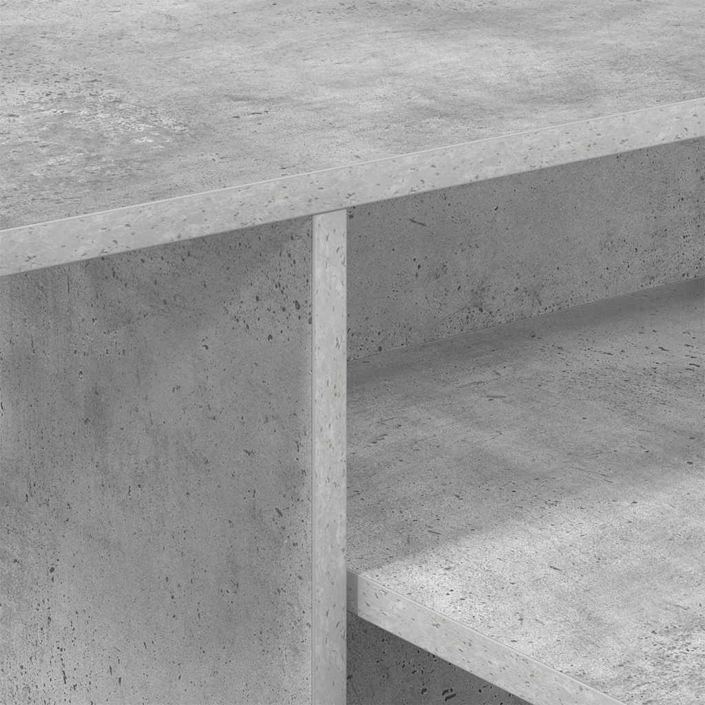 Konsolentisch Beton Grau 91,5 x 35 x 38,5 cm Holzwerkstoff
