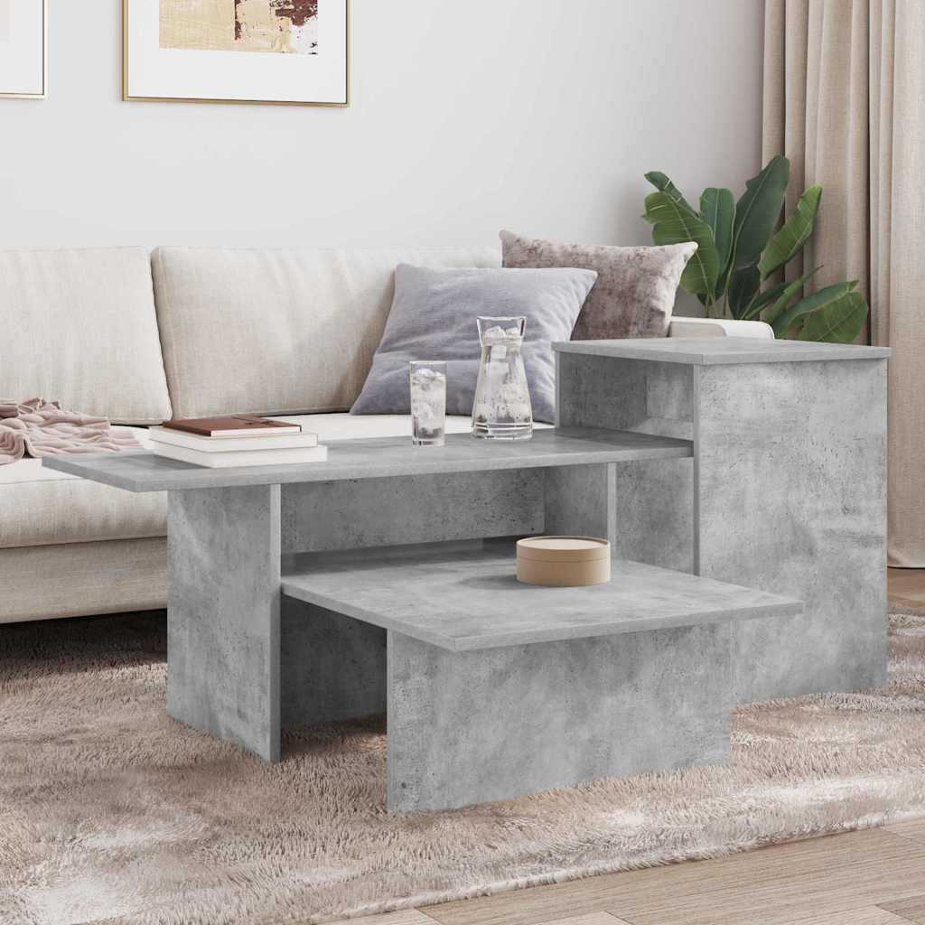 Konsolentisch Beton Grau 91,5 x 35 x 38,5 cm Holzwerkstoff