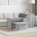Konsolentisch Graues Sonoma 91,5 x 35 x 38,5 cm Holzwerkstoff