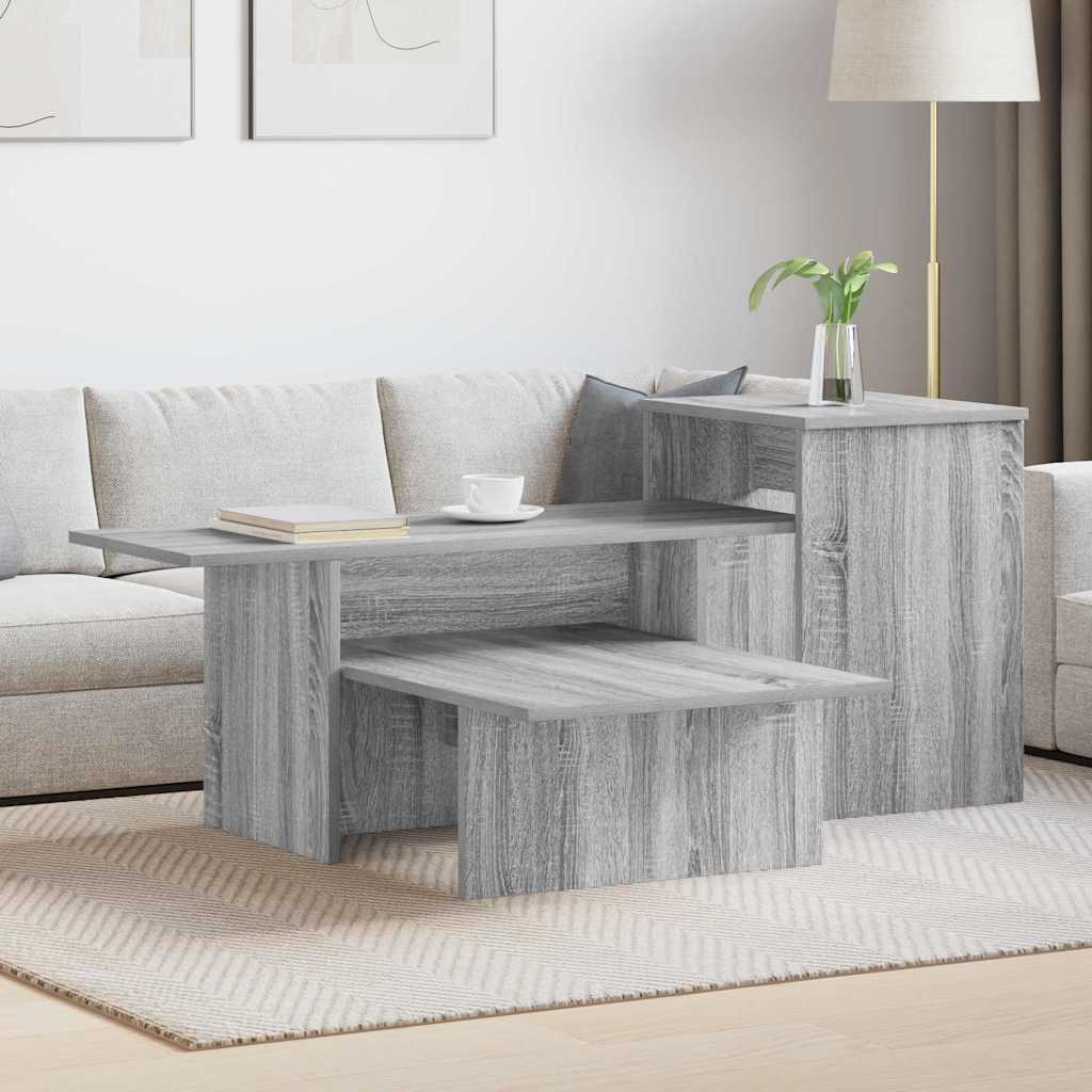 Konsolentisch Graues Sonoma 91,5 x 35 x 38,5 cm Holzwerkstoff