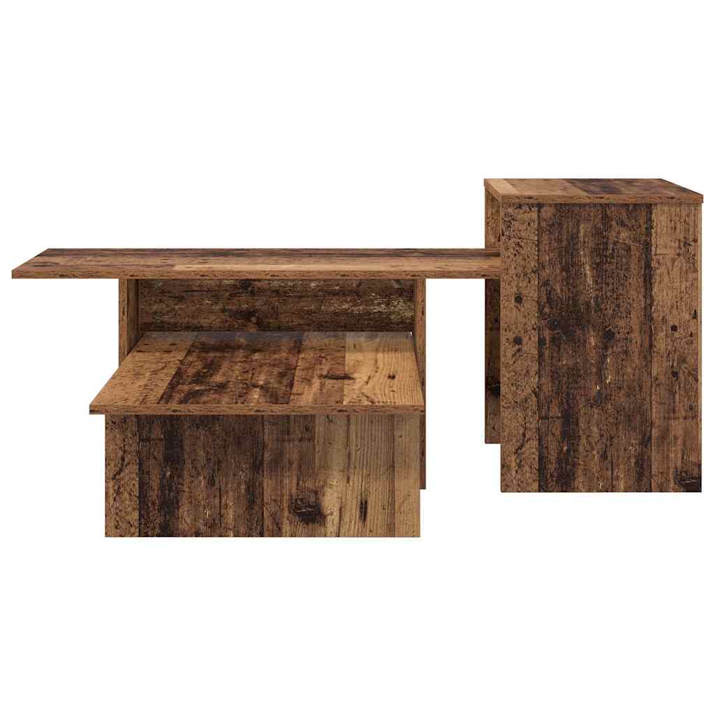 Konsolentisch Altholz 91,5 x 35 x 38,5 cm Holzwerkstoff