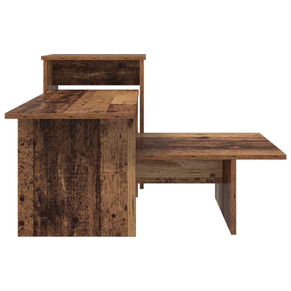 Konsolentisch Altholz 91,5 x 35 x 38,5 cm Holzwerkstoff