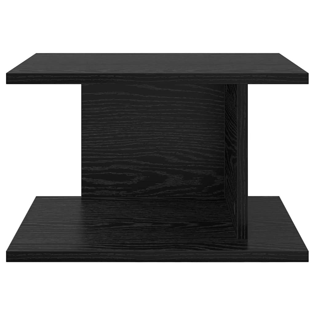 Nachttisch 2 pcs Schwarz Eichen-Optik 40 x 30 x 25 cm