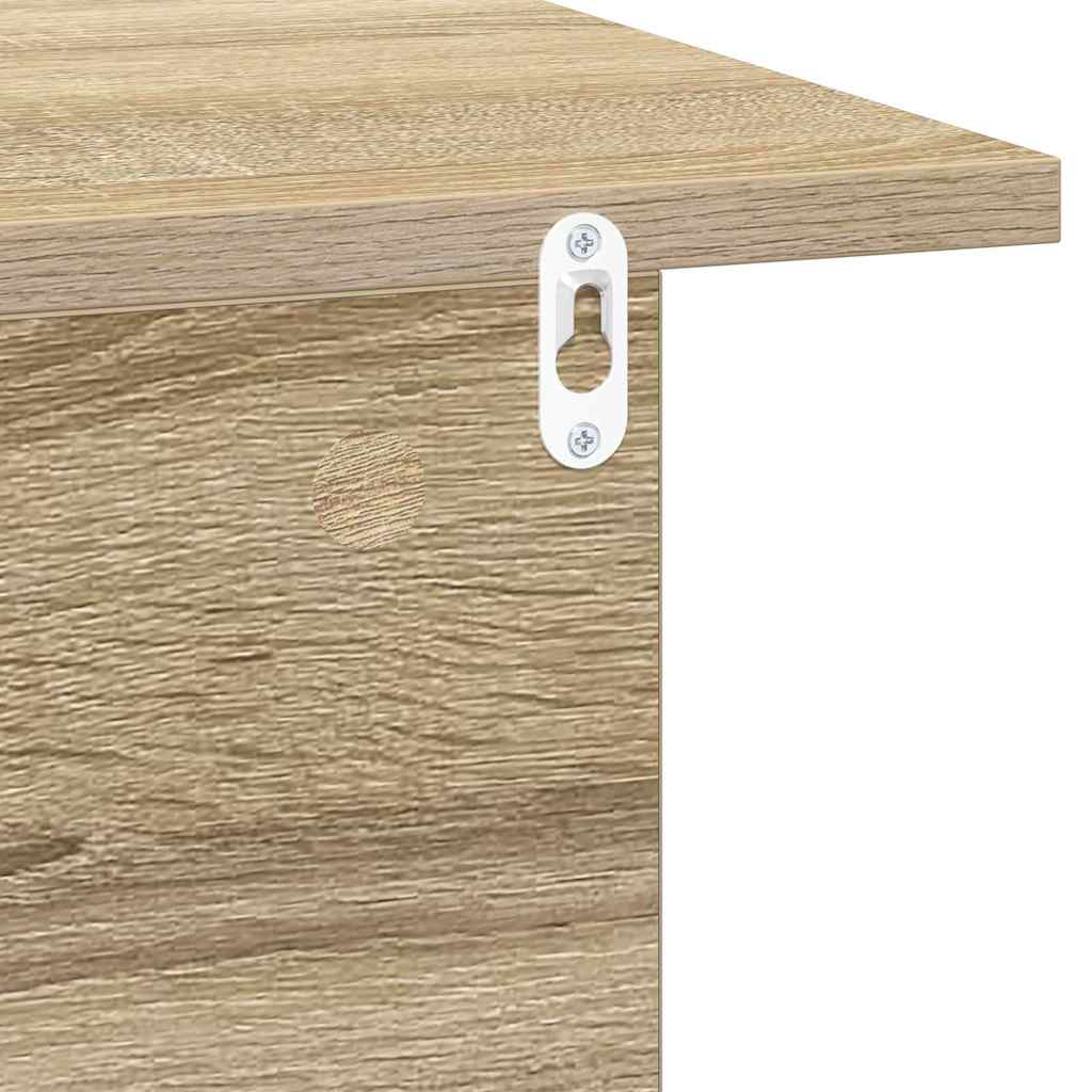 Nachttisch 2 pcs Sonoma-Eiche 40 x 30 x 25 cm Holzwerkstoff