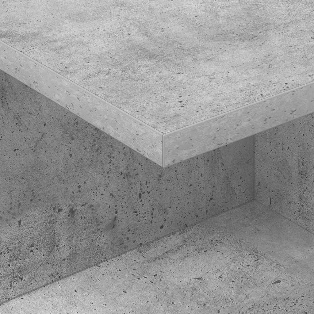Nachttisch Beton Grau 40 x 30 x 25 cm Holzwerkstoff