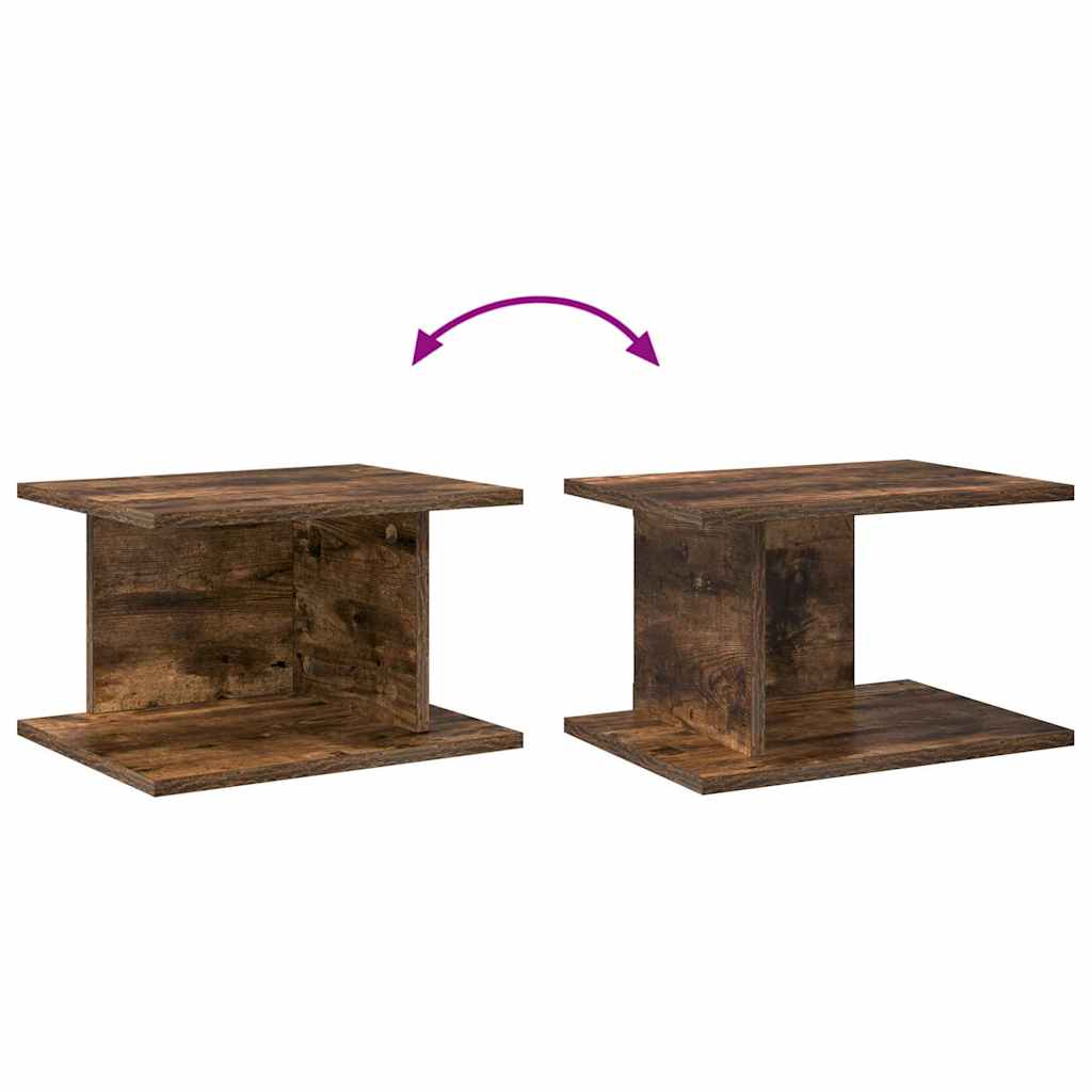 Nachttisch 2 pcs Geräucherte Eiche 40 x 30 x 25 cm